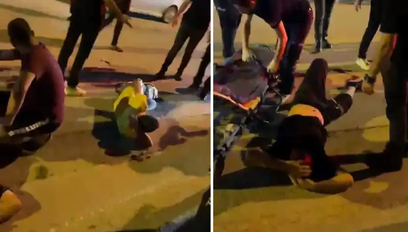 Otomobilden Açılan Ateş: Sokaklar Bir Anda Kan Göleriyle Dolu Halde