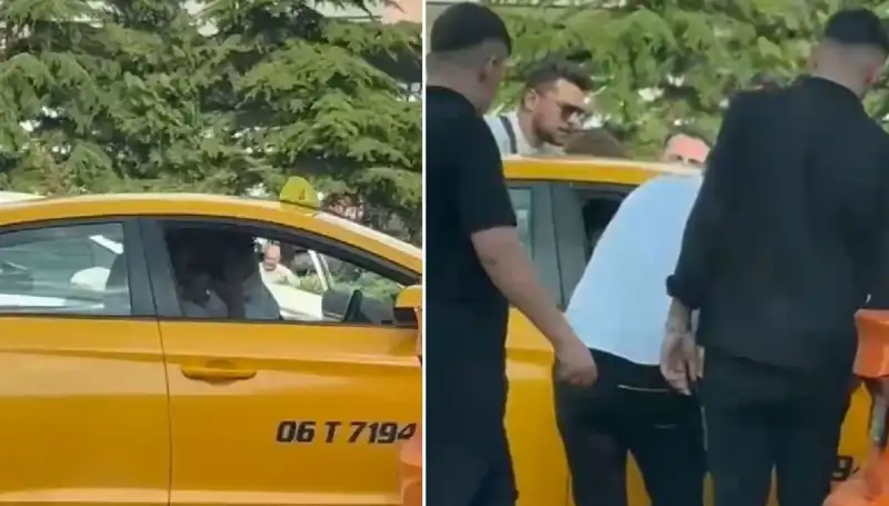 Trafikte Tartıştığı Taksi Şoförünü Yumruklayan Sürücü Gözaltına Alındı