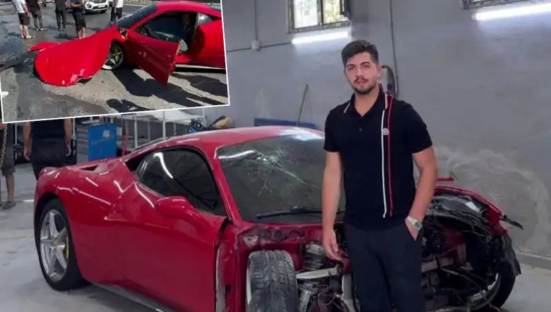 Hurdaya Dönen 15 Milyonluk Ferrari’nin Dramı: Sahibinden Çarpıcı Açıklamalar