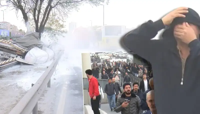 D-100 Karayolu'nda Görülen Alçı Yüklü TIR Kazası Trafiği Felç Etti