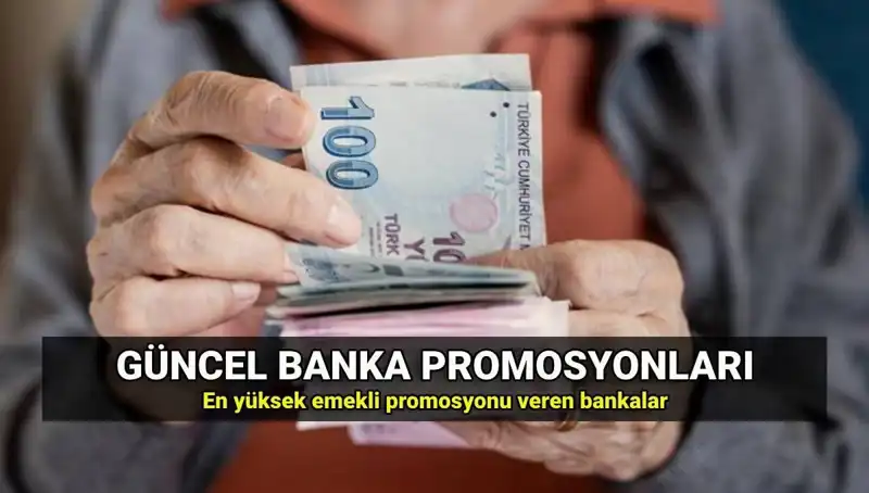 2025 Yılında Emeklilere En Yüksek Promosyonu Sunan Bankalar