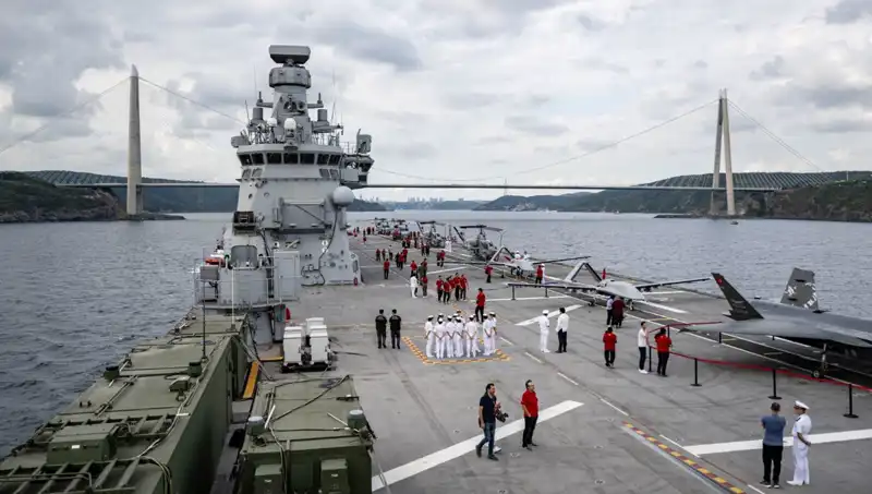 TCG Anadolu, Sarayburnu’ndan Ayrıldı: Yeni Görevine İlk Adımını Attı