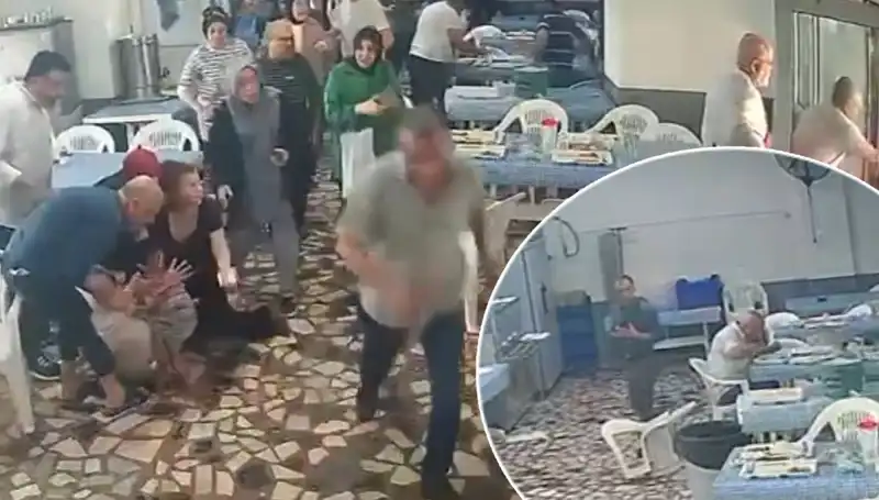 Yemekhanede Deprem: Kaçanlar Var, Ama Yemek Bırakılmadı!